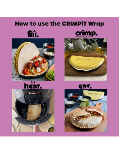 Sello de Tortilla CRIMPiT Grande - Para Tortillas de 25-30 cm