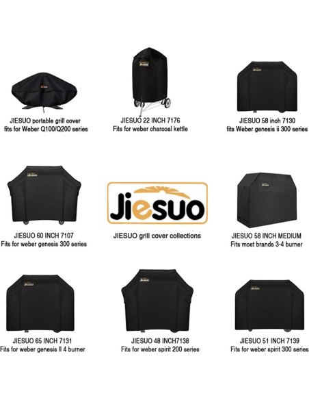 Cubierta para Parrilla JIESUO Q2000 y Q200 - Impermeable
