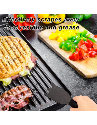 Raspador Universal para Parrilla Tinoaly 2 Piezas Nylon 18x5cm