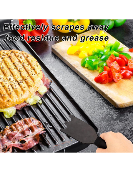 Raspador Universal para Parrilla Tinoaly 2 Piezas Nylon 18x5cm