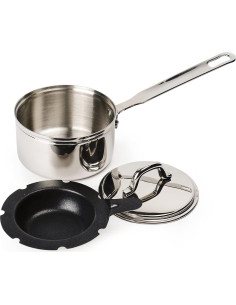 Conjunto Poach de Huevo RSVP Internacional con Sartén Acero Inoxidable 2