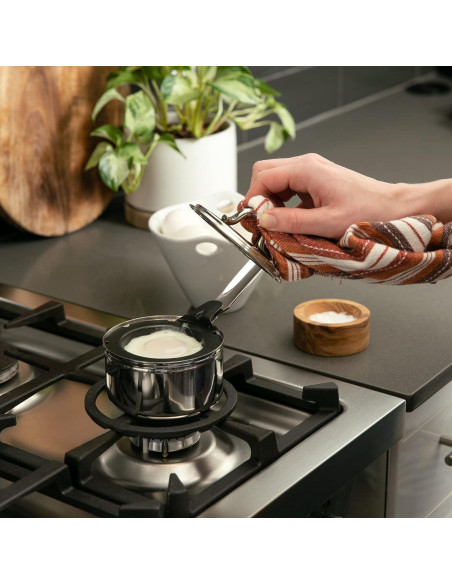 Conjunto Poach de Huevo RSVP Internacional con Sartén Acero Inoxidable