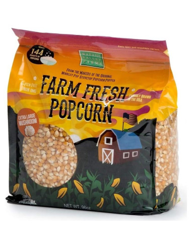 Whirley-Pop Popcorn Popper Rojo con Granos de Maíz 2.72 kg