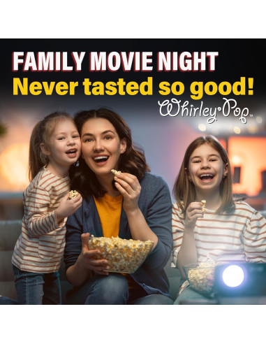 Whirley-Pop Popcorn Popper Rojo con Granos de Maíz 2.72 kg