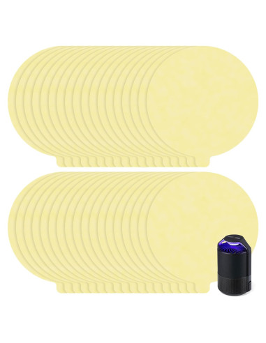 36 Piezas Almohadillas Adhesivas Amarillas YUEQINGLONG 10.9 cm