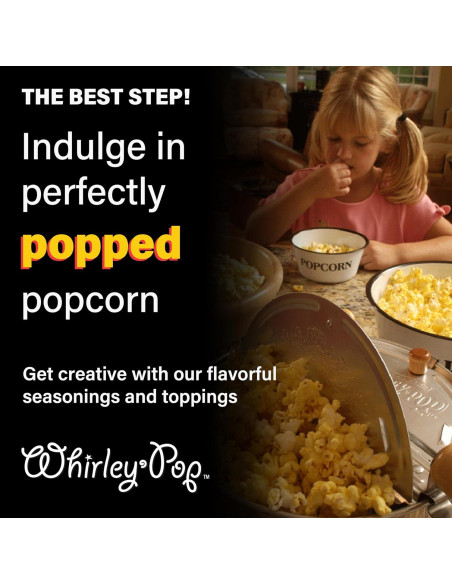 Whirley-Pop Popcorn Popper Rojo con Granos de Maíz 2.72 kg