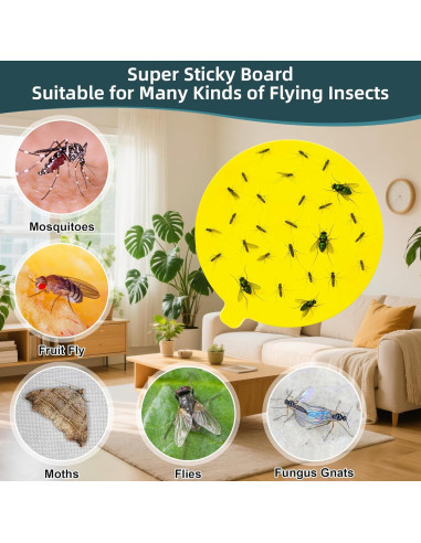 36 Piezas Almohadillas Adhesivas Amarillas YUEQINGLONG 10.9 cm