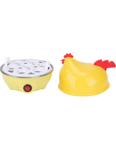 Cocedor de Huevos Eléctrico Luqeeg, Capacidad 7 Huevos, Apagado Automático