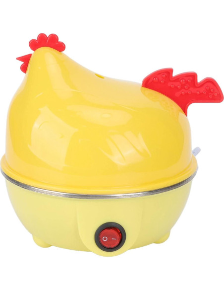 Cocedor de Huevos Eléctrico Luqeeg, Capacidad 7 Huevos, Apagado Automático