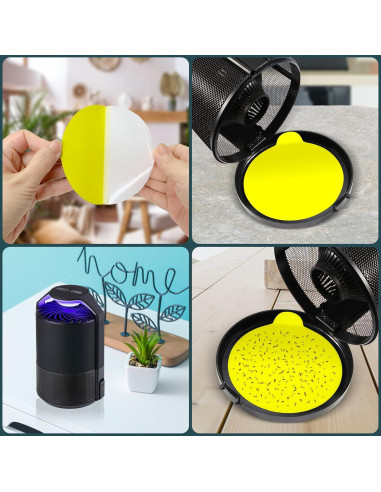 36 Piezas Almohadillas Adhesivas Amarillas YUEQINGLONG 10.9 cm