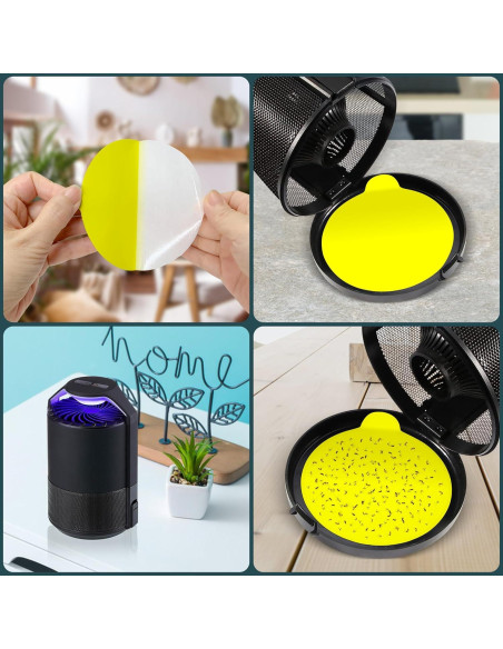 36 Piezas Almohadillas Adhesivas Amarillas YUEQINGLONG 10.9 cm