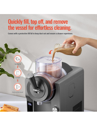 Máquina de Bebidas Congeladas ABUKE 2L Digital Autolimpiante