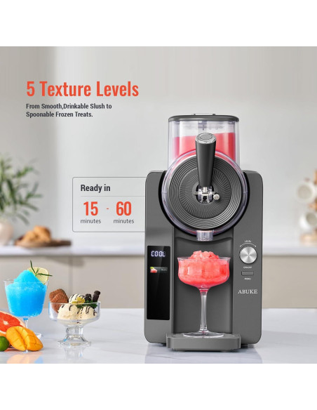 Máquina de Bebidas Congeladas ABUKE 2L Digital Autolimpiante