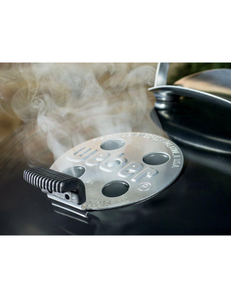 Parrilla de Carbón Weber Master-Touch 22" Negra con Sistema BBQ