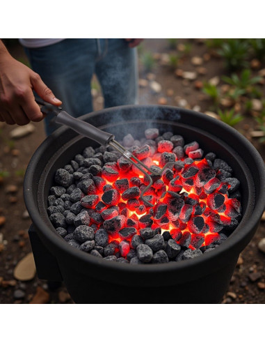 Encendedor de Carbón Eléctrico ASANMA 800W para Parrilla BBQ