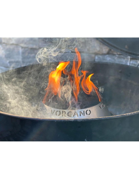 Accesorio Parrilla Vorcano Acero Inoxidable 30.5cm Compatible Weber