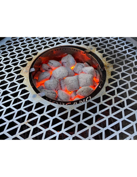 Accesorio Parrilla Vorcano Acero Inoxidable 30.5cm Compatible Weber