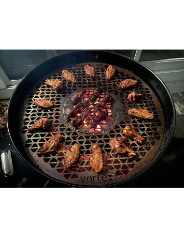 Accesorio Parrilla Vorcano Acero Inoxidable 30.5cm Compatible Weber