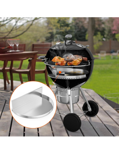 Bandeja de Goteo Desmontable Onlyfire para Parrillas Weber 22"