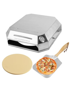 Kit de horno de pizza Onlyfire de acero inoxidable 43x43cm