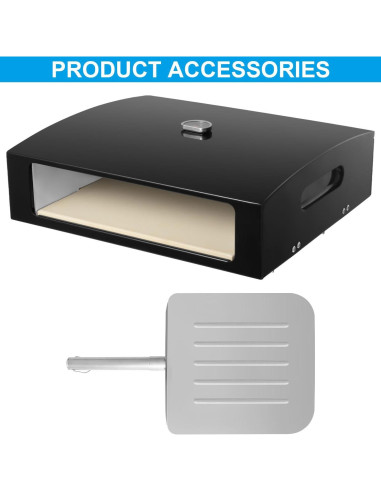 Horno de Pizza TAILGRILLER Portátil para Parrilla Carbón/Gas