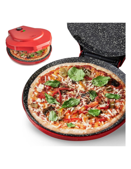 Horno de Pizza Eléctrico MisterChef BP300 Rojo 1450W 30 cm