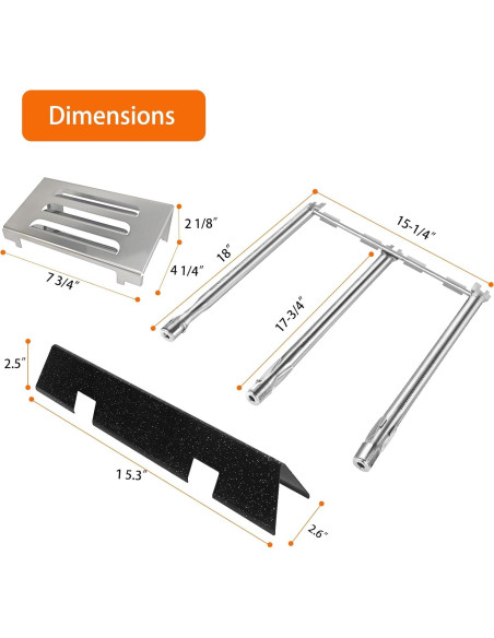 Piezas de Parrilla Weber Spirit II 300 Series 2017+ - 3 quemadores