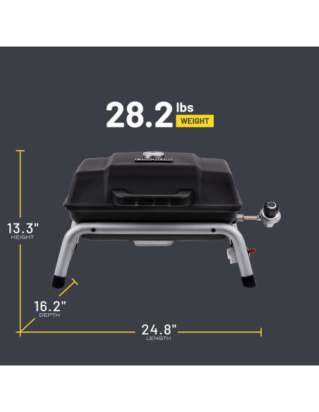 Parrilla de Gas Propano Portátil Char-Broil 1 Quemador 9.5 BTU