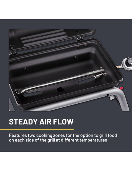 Parrilla de Gas Propano Portátil Char-Broil 1 Quemador 9.5 BTU