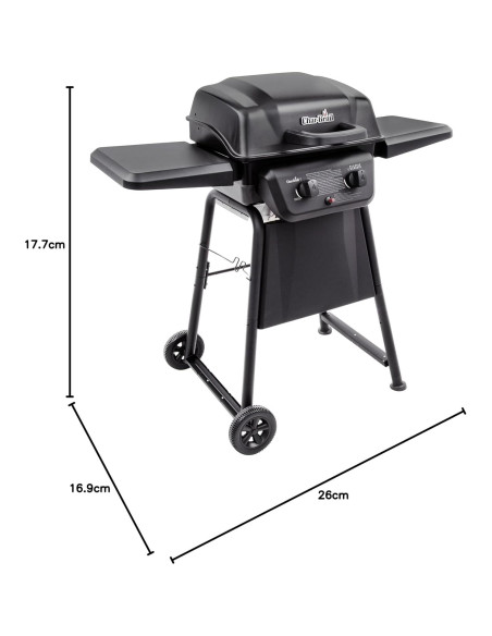 Parrilla de Gas Char-Broil American Gourmet 2 Quemadores 17.01 kg