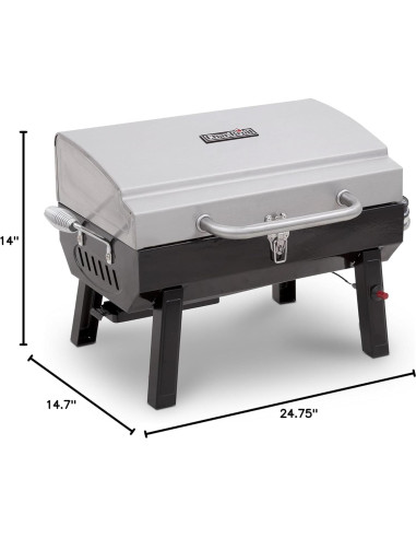 Parrilla de Gas Portátil Char-Broil 1 Quemador Acero Inoxidable