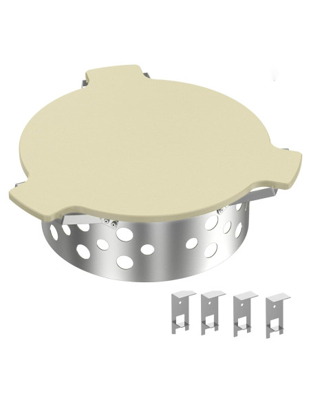 Controlador de Calor de Carbón Skyflame Kit de Ahumado 22"/26"