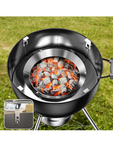 Controlador de Calor de Carbón Skyflame con Placa Deflectora 38.1 cm