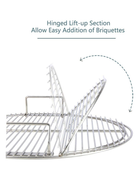 Rejilla de Cocina KAMaster Acero Inoxidable 304 54.6cm para Weber