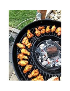 Rejilla de Cocción de Hierro Fundido Votenli 54.61 cm para Weber 2