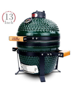 Parrilla Kamado Portátil London Sunshine Verde 33 cm Cerámica 2