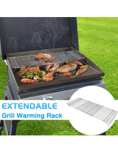 Estante Calentador Ajustable CANDANA para Plancha 40-63 cm - Paquete de 2 2