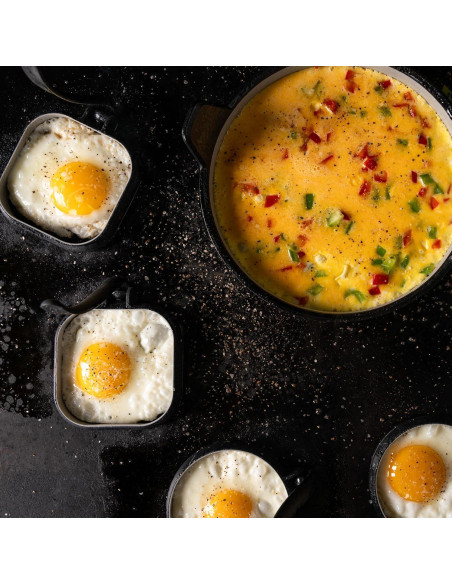 Kit de Anillo de Huevo Blackstone 5515 - Antiadherente, 6 Piezas