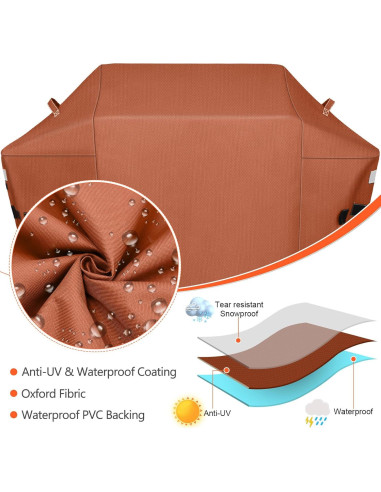 Funda para Parrilla QuliMetal 51" Impermeable y Antidecoloración