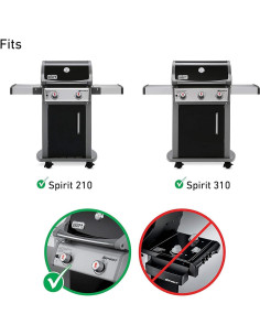 Encendedor de Parrilla Hisencn 7642 para Weber Spirit 210/310 2