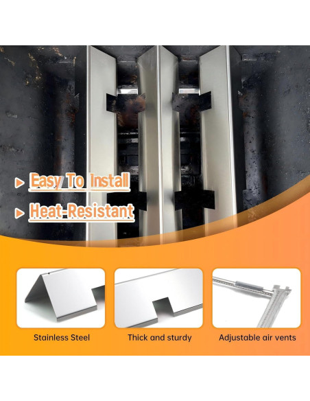 Barras Saborizadoras RuiTEERS para Parrilla Weber Spirit 300