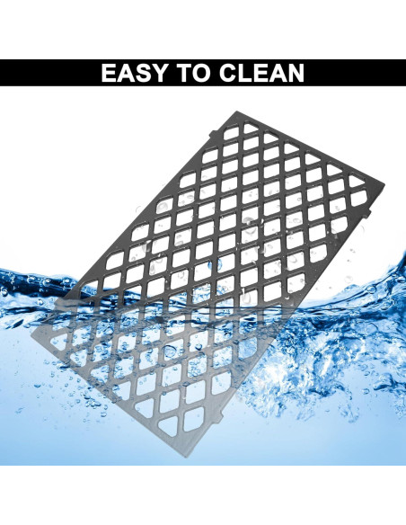 Rejillas de Parrilla de Hierro Fundido LS'BABQ 7637 para Weber Spirit II