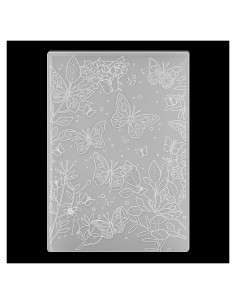 Carpeta de Embossing 3D Mabor Mariposas y Hojas 16.2x11.5cm