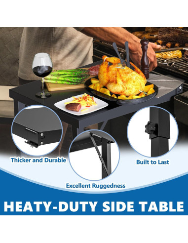 Mesa de Parrilla SafBbcue Pop-and-Lock para Traeger 50x60cm