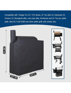 Funda Impermeable para Parrilla BEOTBRMI Traeger Pro 22/575 2
