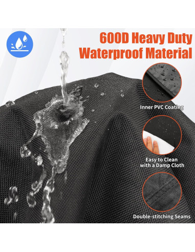 Cubierta para Parrilla BBQ iCOVER 75" Impermeable 600D