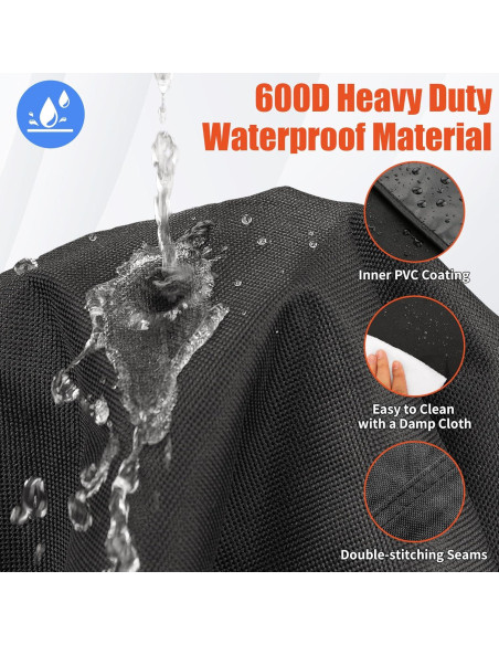 Cubierta para Parrilla BBQ iCOVER 75" Impermeable 600D