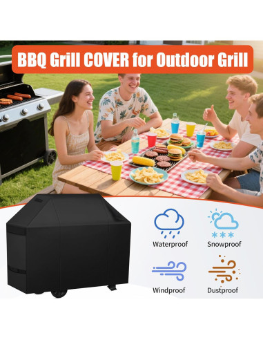 Cubierta para Parrilla BBQ iCOVER 75" Impermeable 600D