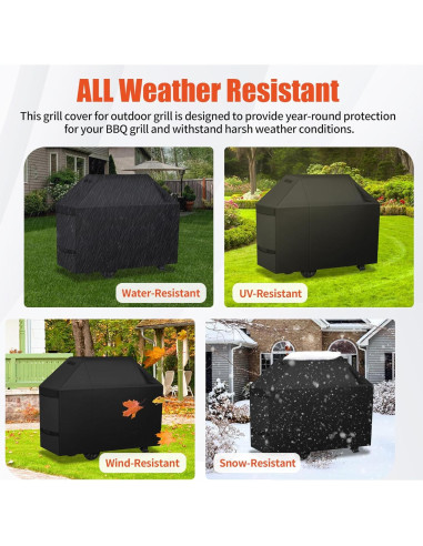 Cubierta para Parrilla BBQ iCOVER 75" Impermeable 600D