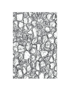 Carpeta de Embossing 3D Sizzix Mini Pavimento Tim Holtz 6.67x10.16cm